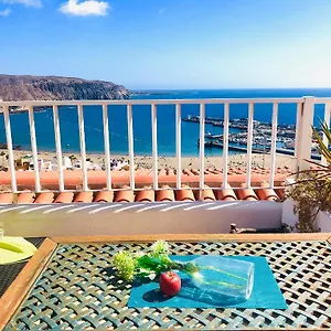 Impresionantes Vistas Al Mar En Cactus Blanco Los Cristianos (Tenerife)